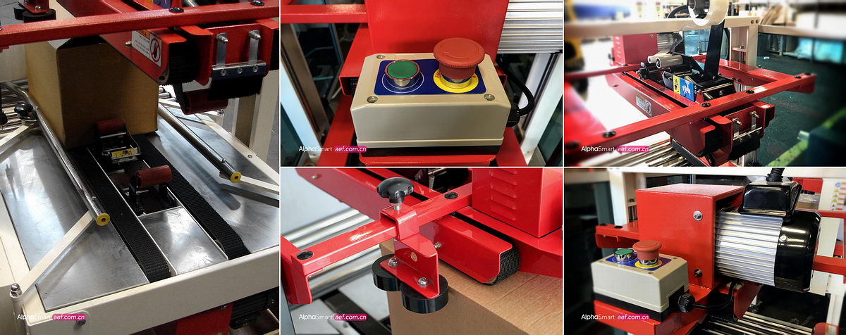 上下输送封箱机细节实拍 上下输送封箱机细节实拍