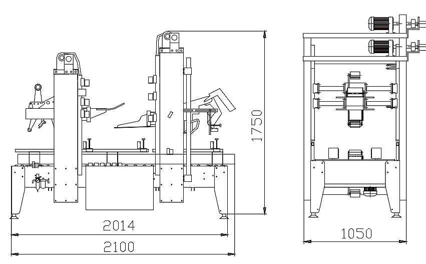 折盖封箱机图纸 折盖封箱机图纸