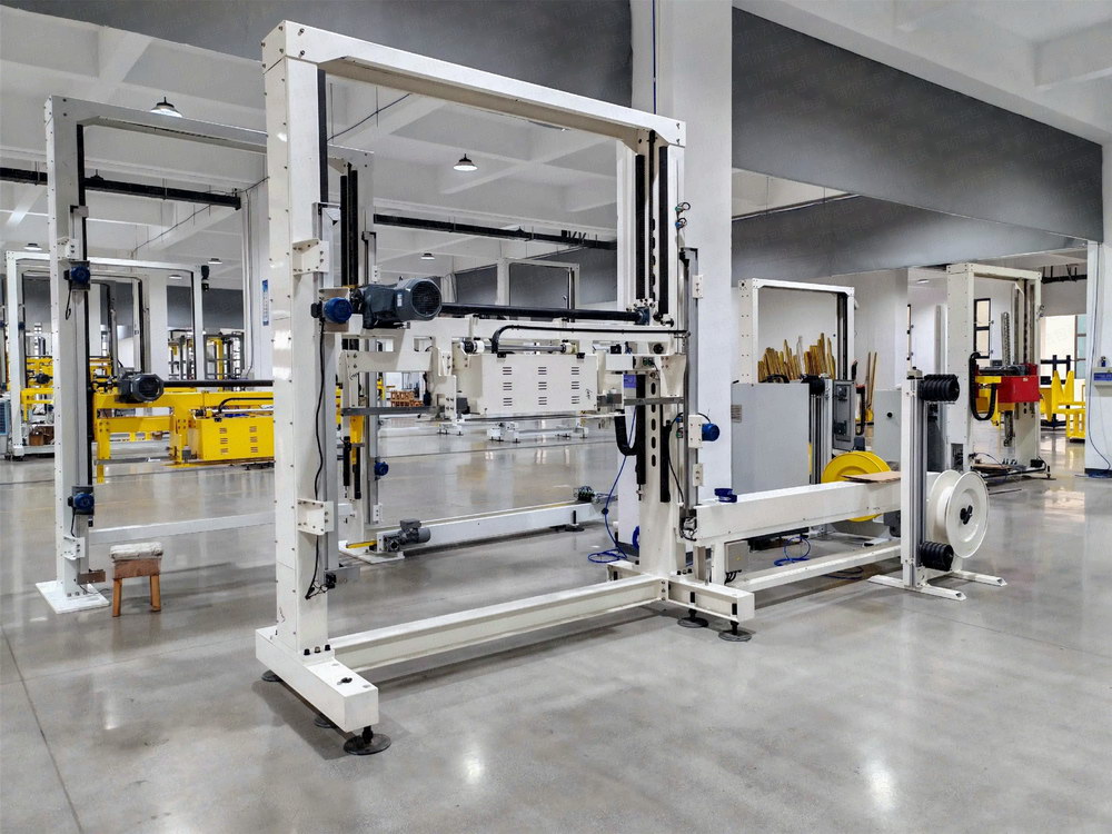 穿剑式打包机出厂调试 穿剑式打包机出厂调试